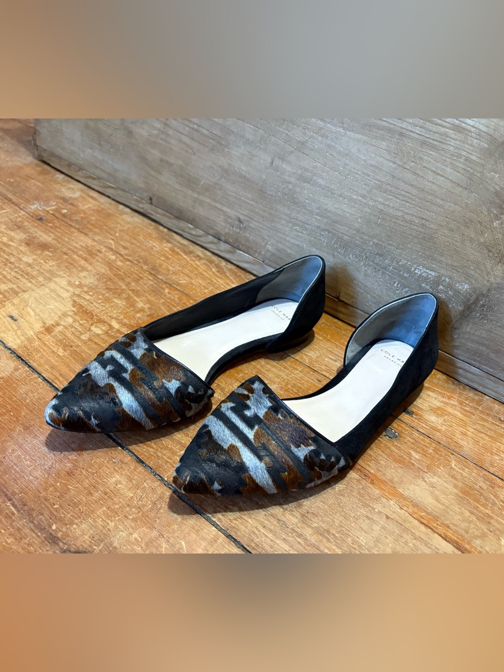 Cole Haan Grand os pointy d’orsey flat 
Size 7.5 B leather